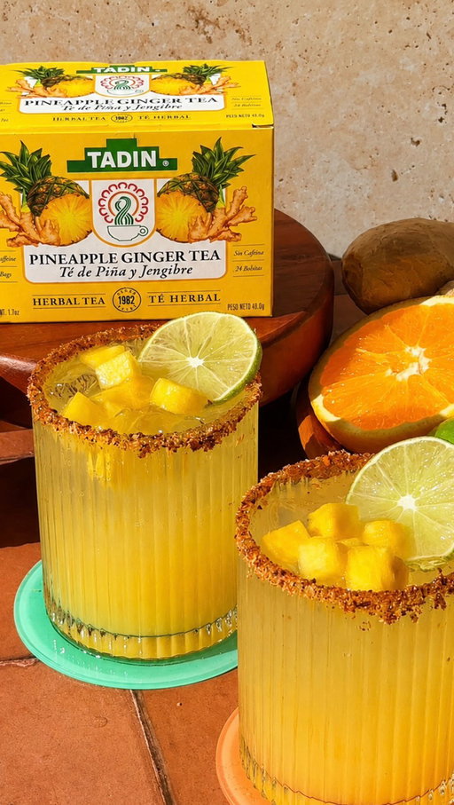 One of our favorite ways to soak up summer? A refreshing Margarita Mocktail made with our Pineapple Ginger Tea. 🍍✨ Bright pineapple, zesty lime, a hint of ginger, and a Tajín rim come together for the perfect balance of sweet, citrusy, and spicy. Finished with sparkling water, it’s a light and refreshing sip that’s perfect for warm, sunny days.