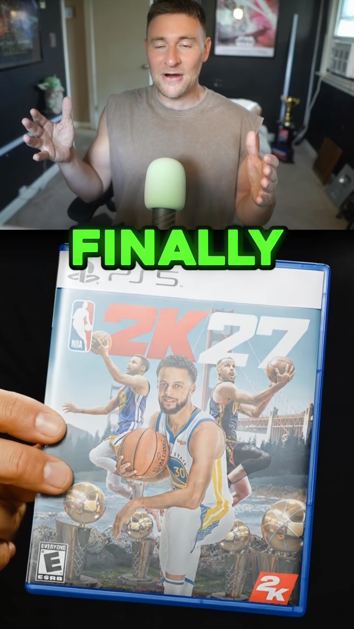 The NBA 2K27 cover athlete just got revealed! #gaming #nba2k