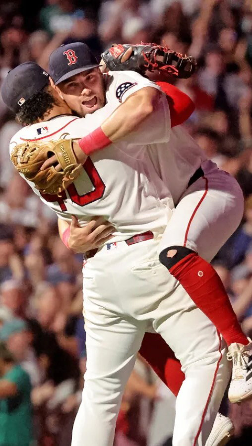 Caleb Durbin and Willson Contreras have one of the best full-circle stories in baseball. The two were once heated rivals after a nasty collision at first base during the 2025 season, when Durbin was with the Milwaukee Brewers and Contreras was playing for the St. Louis Cardinals. The collision sparked bad blood between them, with Durbin even admitting in a WEEI interview that he “hated him ever since” the play. 

Tensions only grew later in the game when Contreras crushed a home run and stared down the Brewers’ dugout. But everything changed when both players were traded to the Boston Red Sox. Any hard feelings quickly disappeared, and the former rivals became close teammates, bonding over their fiery competitiveness and becoming key contributors during Boston’s incredible 14-game winning streak. 

With Contreras delivering clutch hits and veteran leadership and Durbin coming through with timely plays—including his recent go-ahead home run—the duo has played a huge role in helping power the Red Sox’s remarkable turnaround and playoff push.

(via r3dsocks/TT)