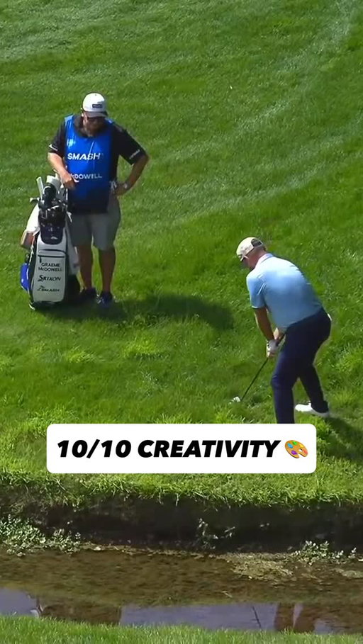 @graeme_mcdowell used the slope to perfection 🤌

⏪ LIV Golf UK 2025

#LIVGolfUK