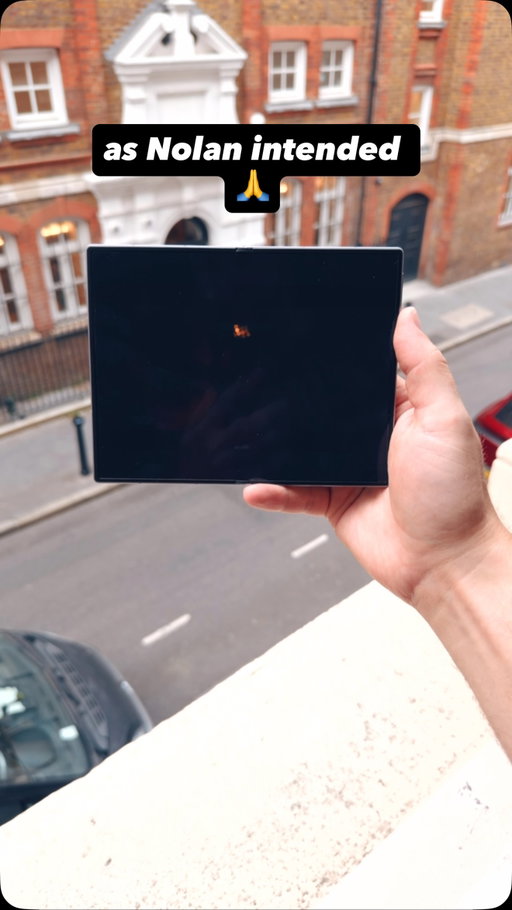 Who needs IMAX… 😂

#galaxyzfold8 #galaxyunpacked #samsung #foldable #theodyssey