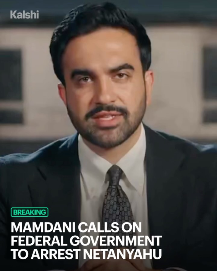 NYC Mayor Zohran Mamdani called on the federal government to arrest Israeli Prime Minister Benjamin Netanyahu if he visits the United States, citing the International Criminal Court's 2024 arrest warrant. 

Mamdani said New York City lacks the legal authority to carry out the arrest and urged the U.S. to join the ICC.