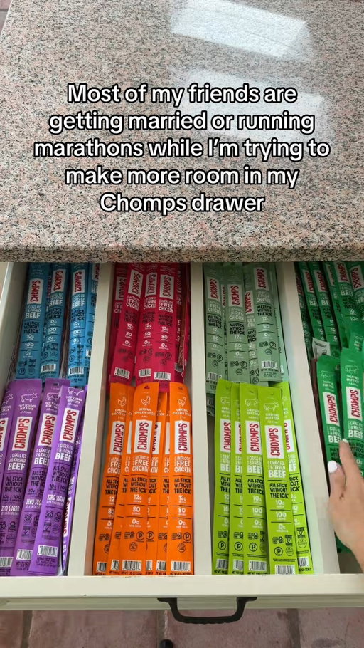 Adulting looks different for everyone... 🤷 Which Chomps are taking over your snack drawer?