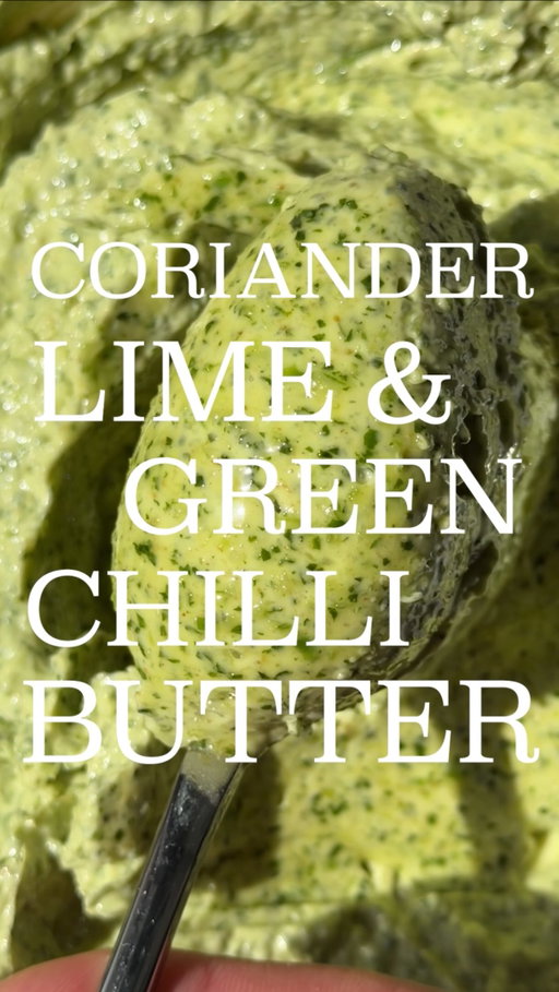 ULTIMATE BBQ BUTTER 🧈

Here’s one I can’t get enough of this summer - it goes well with everything from grilled prawns to meat to chicken wings. Recipe below:

Blitz the below in a food processor:
- 3 green chillies
- 3 garlic cloves
- 2 spring onions
- handful of Thai basil
- large handful of coriander
- zest and juice of one lime
- 2 tbsp ground coriander
- 2 tbsp ground cumin
- generous pinch of salt

Add 250g room temperature butter and blitz again to combine.

#butter #food #recipe #bbq #summer