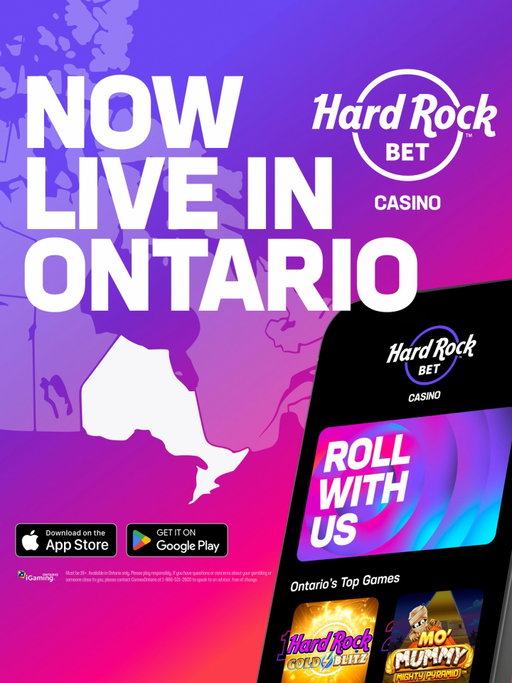 Hard Rock Bet is here Ontario. Roll With Us.