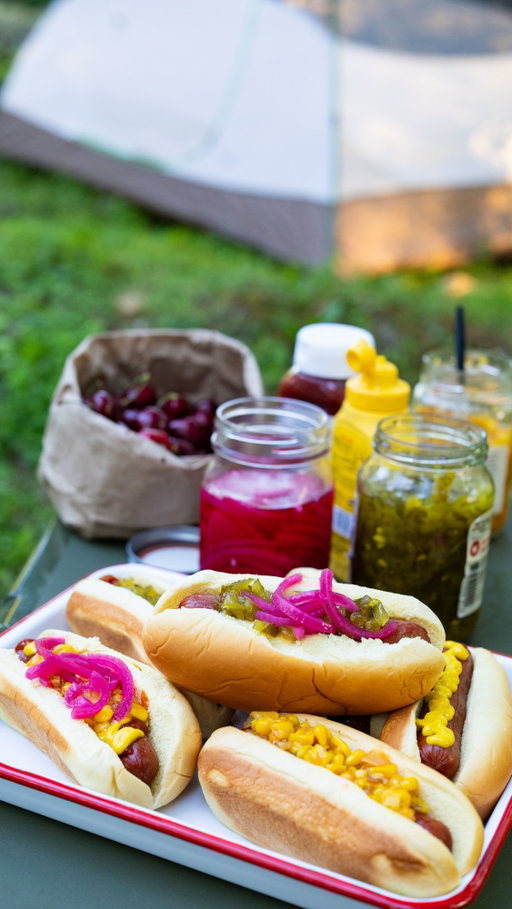 Camping essentials checklist:​⁠
⁠
-Flashlight​⁠
-Tent​⁠
-Sleeping bag​⁠
-Bug spray​⁠
-Hot dogs sourced from animals raised with no antibiotics ever​⁠
⁠
​Whether you prefer camping or glamping, don't forget to pack the APPLEGATE® hot dogs. 🌭​⁠
​