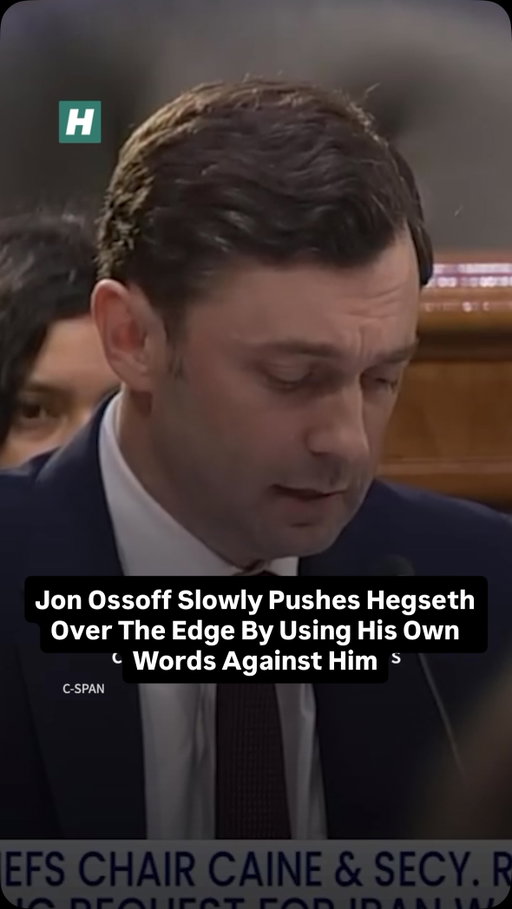 Pete Hegseth struggled to give a straight answer as Sen. Jon Ossoff used the defense secretary’s own words about Iran against him.