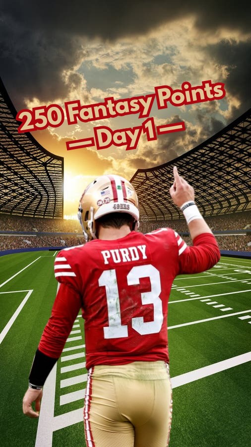 Trying to score 250 fantasy football points: Day 1 #acshear #nflfilter #250fantasypoints #fantasyfootball #walterpicks