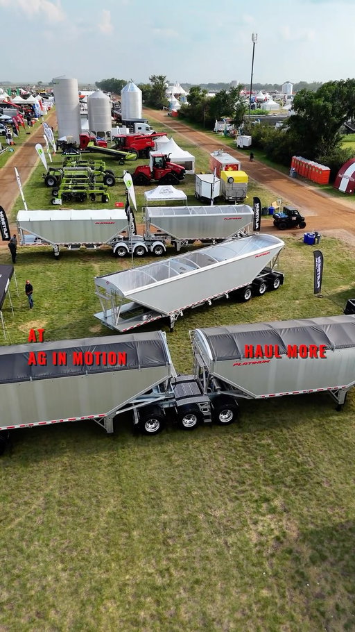 If you haven’t stopped by our booth yet, genuinely, what have you been doing?👀

#aginmotion #platinumtrailers #haulmore #farming