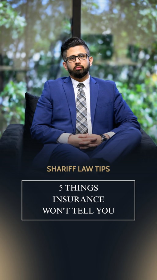 5 Things Insurance Companies Hope You Never Find Out! 🤫⚖️

1️⃣ Lowball Offers: They’ll start low and hope you don’t know your claim’s true worth, including future medical costs and lost income.

2️⃣ Shared Fault Rules: If they don’t explain comparative negligence, you could walk away with far less than you deserve.

3️⃣ Why a Lawyer Matters: Insurers negotiate for a living. You need someone in your corner who does too.

4️⃣ Watch What You Say: Recorded statements can be used against you. Talk to an attorney before you talk to them.

5️⃣ The Clock Is Ticking: Every state has a filing deadline. Miss it, and your case could be gone for good. ⏰

Follow for more insight you won’t get from the insurance company!

#injurylawyers #houstonlawyers #sharifflaw