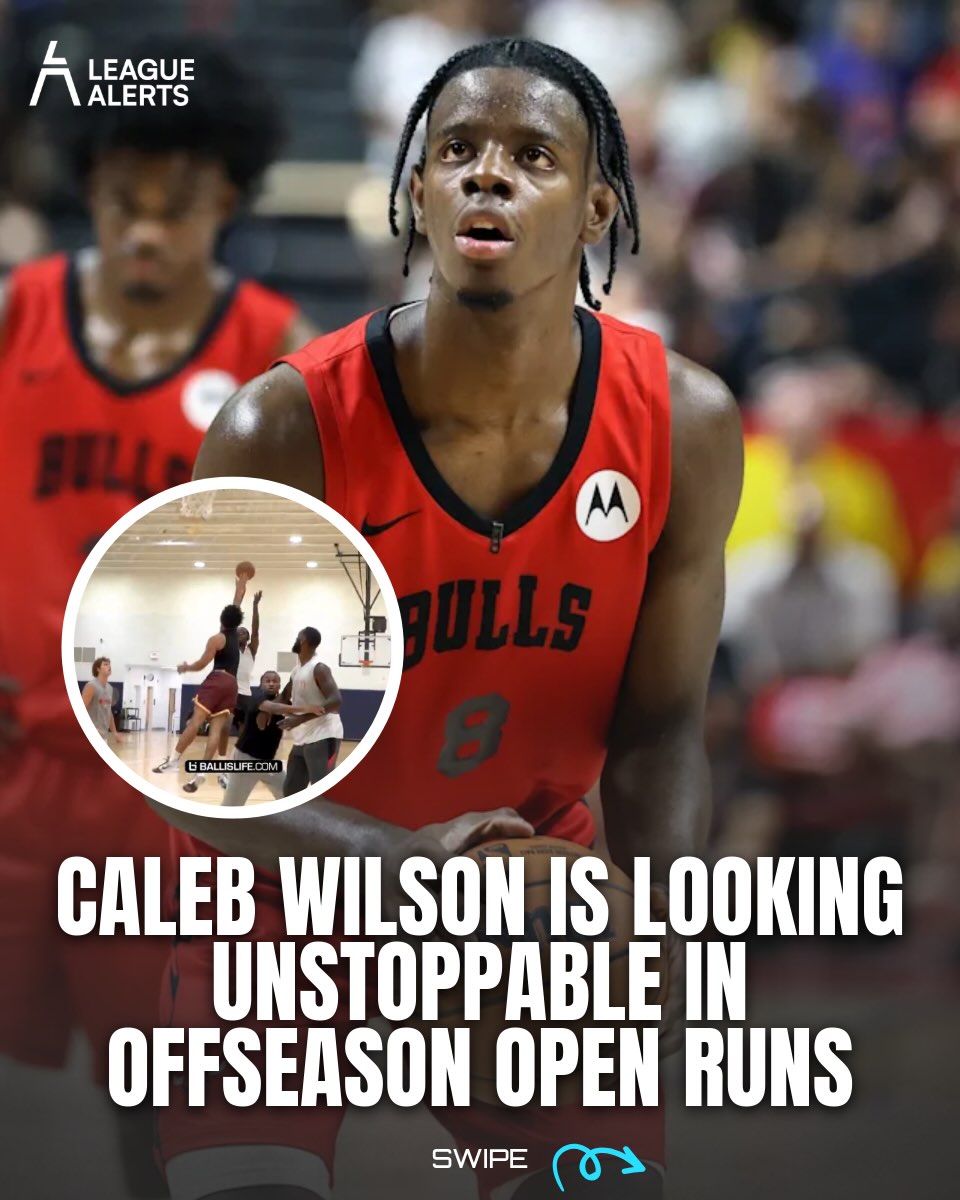 Caleb Wilson is bullying open runs this offseason and it is not close. The No. 4 pick already lit up Summer League, and now he is carrying that same dominance into pickup ahead of his rookie year in Chicago.
-
Via: @scottballislife