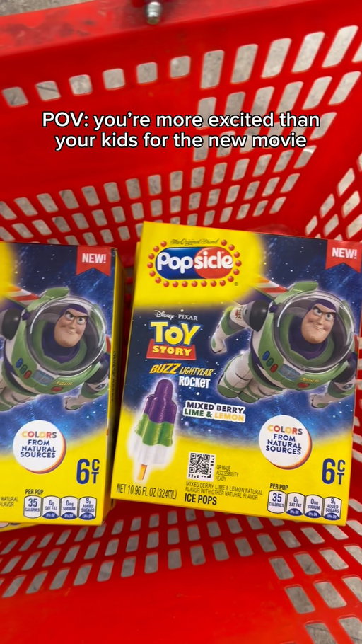 Star Command, engage treat deployment 🚀 Check the link in bio to find Popsicle Buzz Lightyear Ice Pops in a store near you 🛒