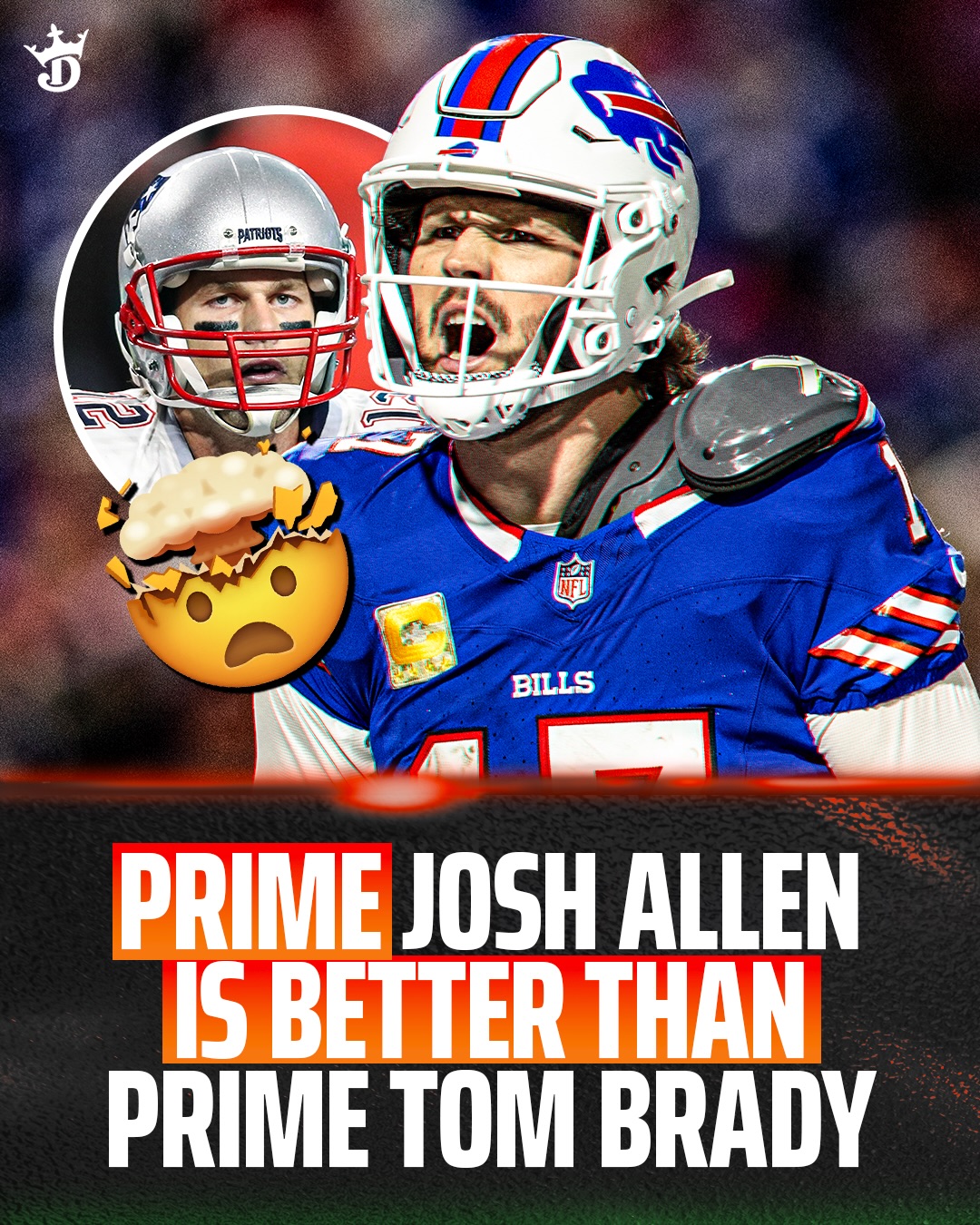 Chris Simms ranked Tom Brady NINTH among “in their prime” quarterbacks in NFL history - and his reasoning is quite sound 👀