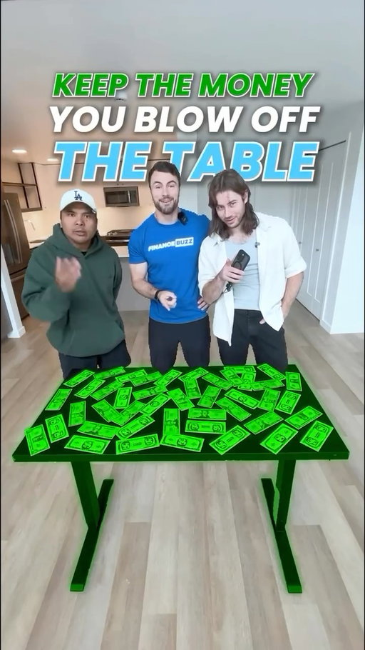 I challenged my friends to a simple game where they got to keep any money they could successfully blow off a table using only their breath. While some struggled and needed multiple attempts to move even a single dollar bill, others quickly realized that some of the cash on the table was completely fake.

This silly game of blowing money away is a perfect metaphor for poor money management. When you make impulsive purchases or fail to track your personal budget, it can feel like you are literally blowing your cash into thin air. Letting your hard-earned income disappear on frivolous expenses is one of those bad spending habits that will inevitably keep you living paycheck to paycheck. Developing true financial literacy means being intentional with every dollar you earn. True wealth building requires you to hold onto your cash and make smart money moves that allow your net worth to grow over time. The ultimate goal of financial independence is to build a secure foundation so a sudden financial breeze never leaves you empty-handed.

This video is proudly sponsored by FinanceBuzz, the ultimate platform to simplify your financial decisions. If you want to build a bulletproof financial plan, they make it incredibly easy to compare personal financing options, find the best debt consolidation loans to manage high interest, or do a proper cash back credit cards comparison to safely earn rewards on every purchase. It is the smartest way to protect your cash and grow your wealth.

#moneychallenge #personalfinance #wealthbuilding #RealMoneyPatterns #financechannel