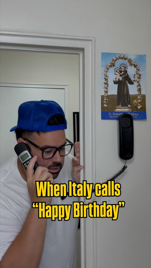 When Italy calls “Happy Birthday”

@frankspadone @cosimotucci 

#comedy #sketch #funnyvideos #relatable #italian