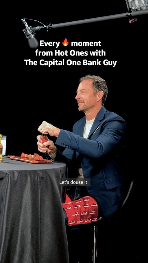 No fees, no minimums, and no backing out for The Capital One Bank Guy. @hotones @firstwefeast

Terms apply. Visit capitalone.com/bankguy for product details. Capital One, N.A. Member FDIC.