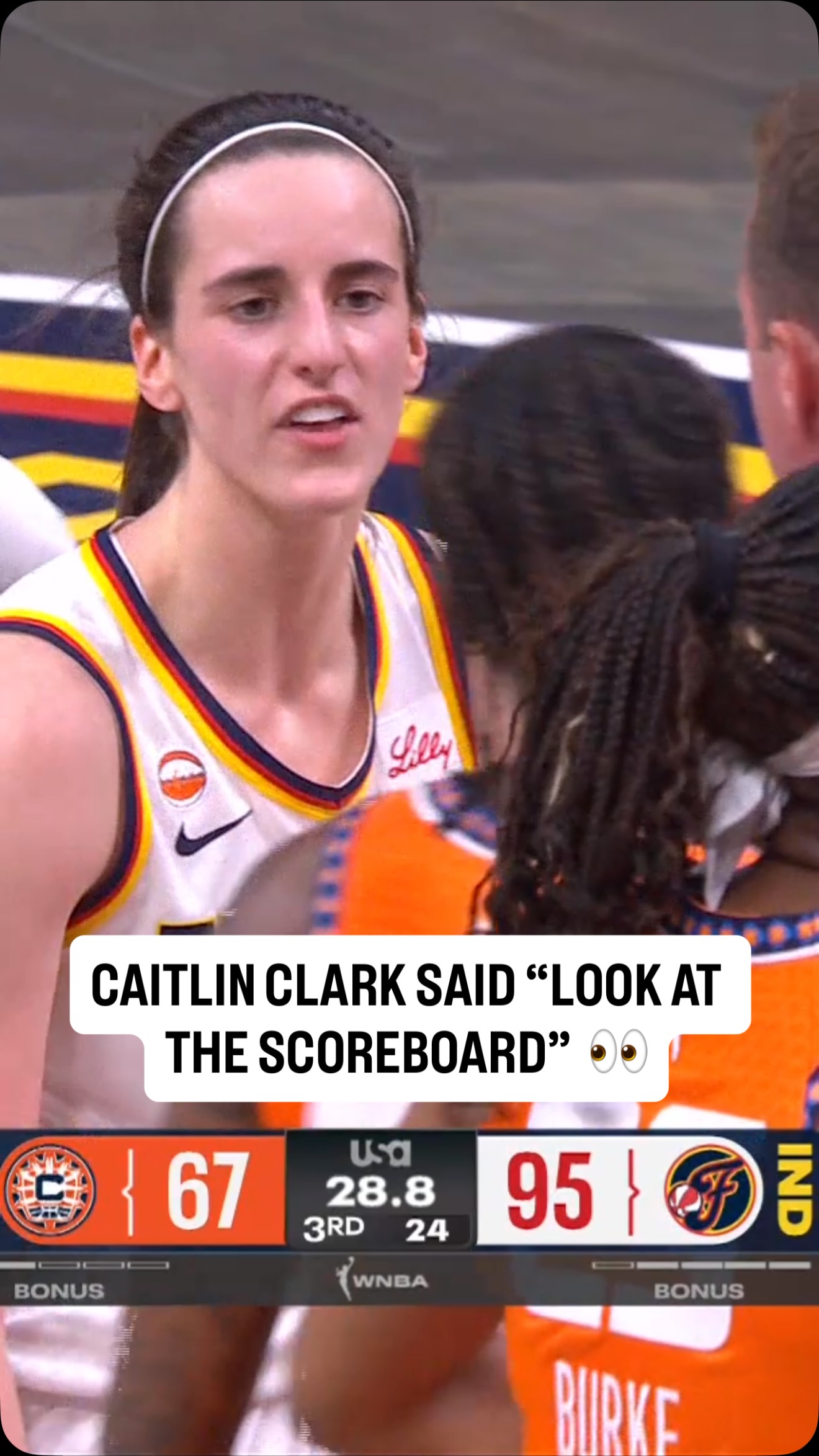 Caitlin Clark and Saniya Rivers chirping 😳

#caitlinclark #basketball #wnba
