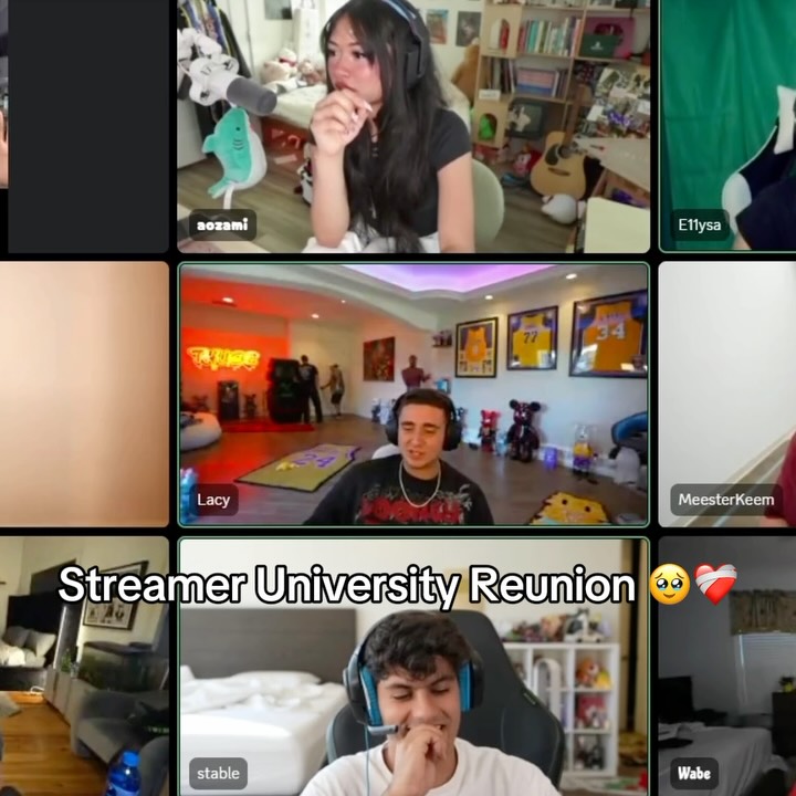 Streamer University Reunion 🥹❤️‍🩹

#stableronaldo #streameruniversity