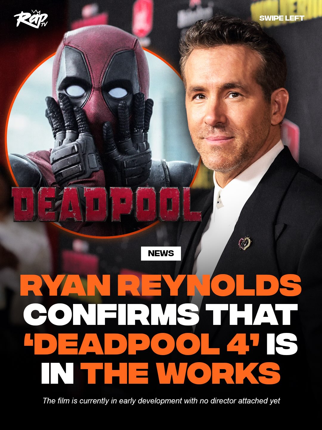 Ryan Reynolds says a new Deadpool movie is in the works‼️🤯

Despite previous claims that the movie wasn’t in development, Reynolds confirmed at Fanatics Fest that the film is officially in its early stages.

Y’all ready for a new Deadpool movie⁉️🤔