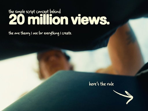 It’s when you strip them down that things start to click. The simple scripting concepts I use that are responsible for over 20 million views and counting. Grab the workbook, it’s free 📘