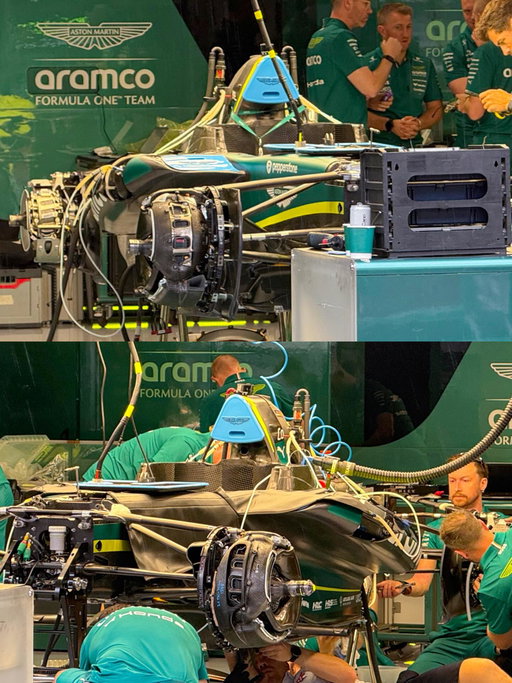All eyes are on Aston Martin’s updated car this weekend 👀