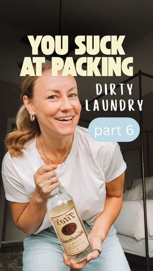 Comment “LAUNDRY” or your favorite tip and I’ll send you the list of products I used in this video. 

Trust me, you don’t need a bigger suitcase? You need smarter laundry habits. ✈️🧺

𝐘𝐨𝐮 𝐒𝐮𝐜𝐤 𝐚𝐭 𝐏𝐚𝐜𝐤𝐢𝐧𝐠: 𝐏𝐚𝐫𝐭 𝟔 - 𝐃𝐈𝐑𝐓𝐘 𝐋𝐀𝐔𝐍𝐃𝐑𝐘

If you’re only packing a carry-on (or just want to stop overpacking), this episode covers:

🧼 How to make your clothes last longer between washes
🛏️ The easiest ways to wash clothes in a hotel, Airbnb, or cruise cabin
👕 How to avoid wrinkly clothes on vacation
🧺 My system for keeping dirty laundry separate from everything else

These are the exact travel laundry hacks I use to travel for weeks with one carry-on.

I’ve linked all of my favorite travel laundry essentials in my LTK if you want to steal my setup.

💾 Save this for your next trip, and follow along because there’s so much more coming up in the You Suck at Packing series!

#CarryOnOnly #TravelLaundry #PackingHacks #TravelTips #PackSmarter OneBagTravel TravelEssentials LTK TravelCreator PackingTips