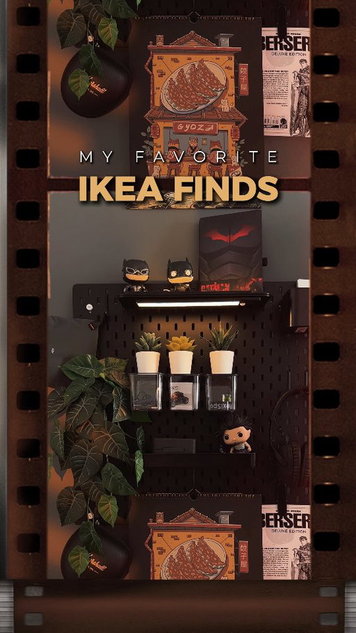 Some of my favorite IKEA finds for the setup!

📌 SKÅDIS Pegboard: Unbeatable for custom configurations, definitely need another one.

🍄 TOKABO Mushroom Lamp: Very cute, looks amazing with an RGB bulb!

🪴 FEJKA Artificial Bamboo: Elevates the wood panels and fills the corner perfectly.

Save this for your next IKEA trip.

#desksetup #ikeafinds #setupinspiration #aestheticsetup #ikeahack