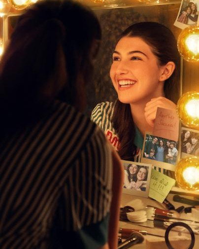 Sophie Birenbaum is ready for the spotlight as the lead in her high school musical — until suddenly she’s living with even more drama at home than on the stage. 

Sunny Sandler, Melanie Lynskey and Max Greenfield star in DON'T SAY GOOD LUCK. Premiering August 14