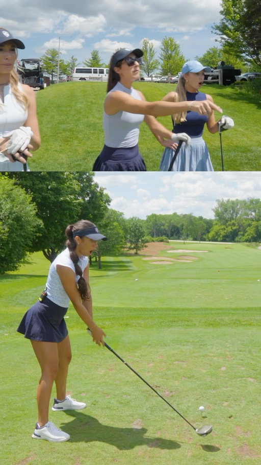 She was shook #golf #golfer