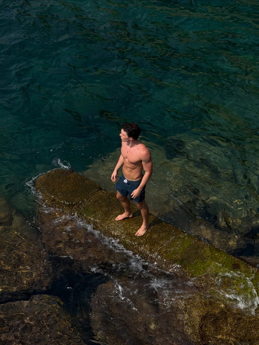 swimming my way through the riveria