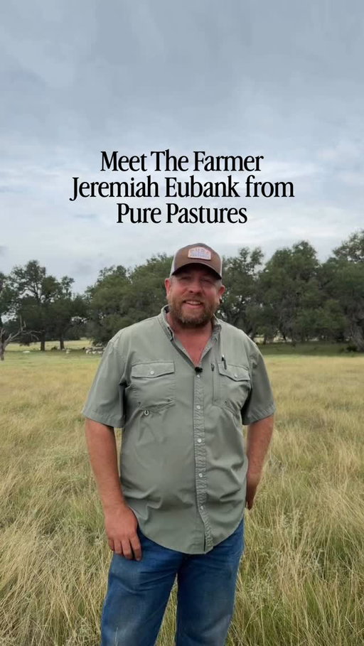 All of the lamb at Radius is regenerative, grass-fed and -finished Dorper from Pure Pastures in Canyon Lake, Texas. They move the flock regularly so the animals graze a wide variety of forage while the land recovers behind them. That varied diet is exactly what gives the meat its flavor: mild, tender, and delicate — it’s the opposite of the older, imported sheep that fill most grocery cases. You can pick it up in the shop or order on Instacart.