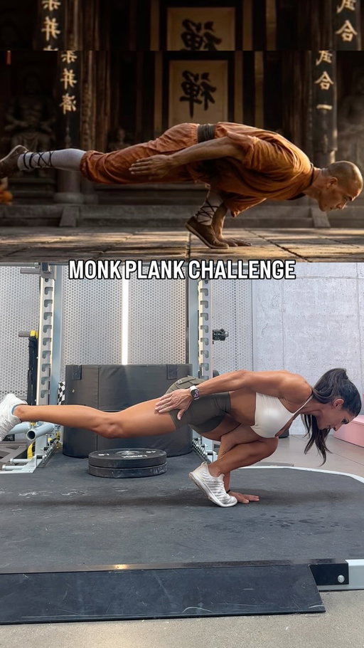 I challenge you to do the MONK PLANK! Make sure you tag me so I can repost you trying it! 

#plank #fitnesschallenge