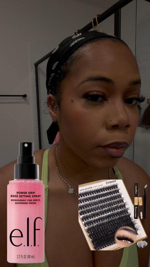 Anything to cut down on my maintenance fees 😭 
@elfcosmetics 
@focipeysa_beauty 

Comment lashes to get the link ✨

#lashclusters #beautyhack #diybeauty