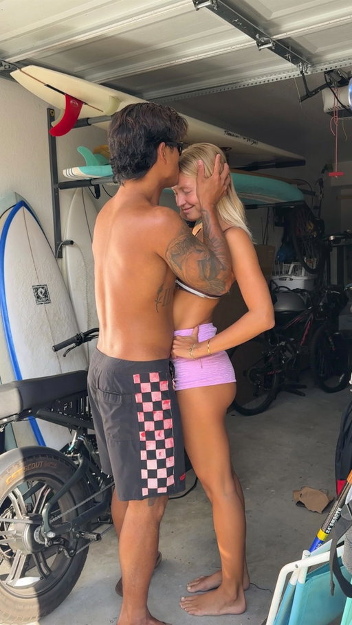 luckiest girl in the world 🏄‍♀️🍣