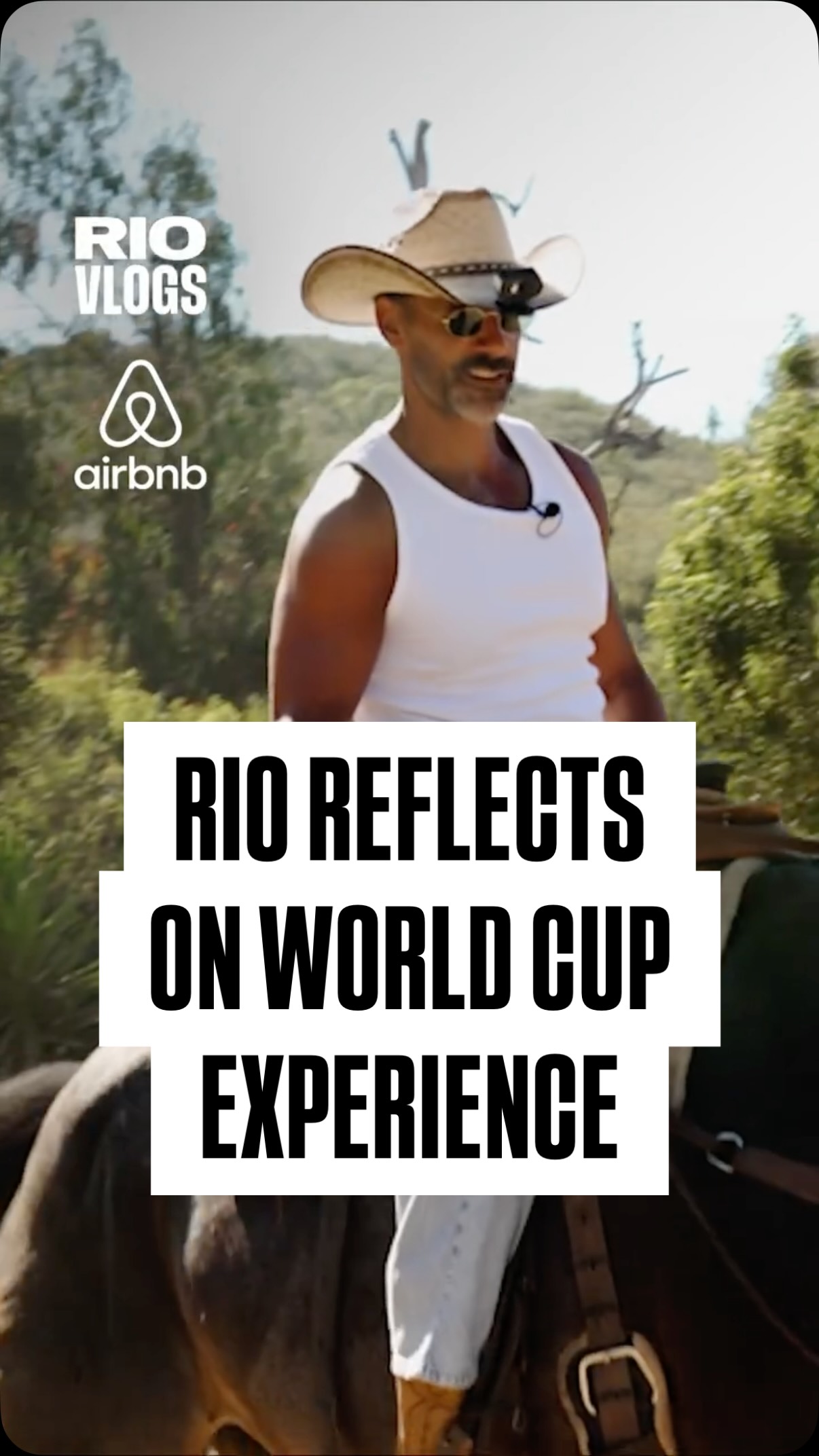 Rio looks back at his World Cup Rio Vlogs experience in partnership with @Airbnb

Rio takes you behind the scenes of his final few hours in the USA with a trip to New York for the World Cup final before reflecting on his time in Los Angeles with Airbnb

Along the way Rio meets some legends of the game including Lionel Messi himself - and addresses the accusation suggesting he doesn’t appreciate or like the Argentinian because of the long-standing relationship Rio has with Cristiano Ronaldo

Ronaldinho, Tom Brady, Kevin Hart, Kevin Durrant and Novak Djokovic also say ‘hi’ as you follow Rio backstage at one of the biggest events of the Tournament in the build up to the final between Spain and Argentina

Former team-mate Gerard Pique also sits down with Rio to discuss the standard of defending at the World Cup and how the demands on players in those positions has changed

Plus Rio looks back on his favourite moments of the summer including a unexpected private swimming lesson laid on for Joel and Ste’s escapades as a Californian Cowboy

#rioferdinand #football #soccer #fifaworldcup