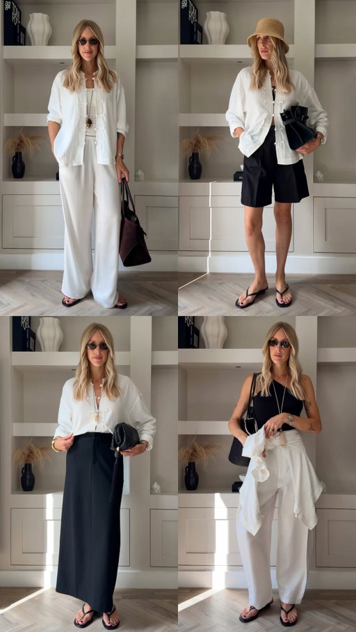 If you’re only buying two pieces this summer, make it a linen shirt and a pair of flip flops. 🤍

They’re the easiest way to create effortless outfits you’ll reach for on repeat. I’ll be wearing my new Zara linen shirt + Massimo Dutti minimal thong sandals with wide-leg trousers, tailored shorts, a column skirt or balloon trousers.

Everything I’m wearing is linked in my bio, or comment SHOP and I’ll send all the links and sizing advice straight to your DMs.

Which look would you wear first? 🤍 3 + 4 are my favourite! 

https://liketk.it/6iYMC