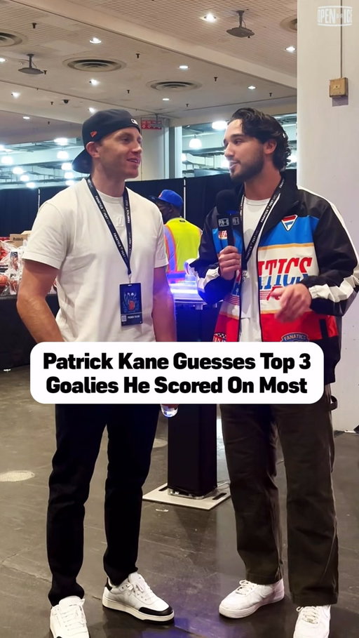 Patty Kane has lit up a lot of goalies in his career… does he know who the top 3 are? 👀