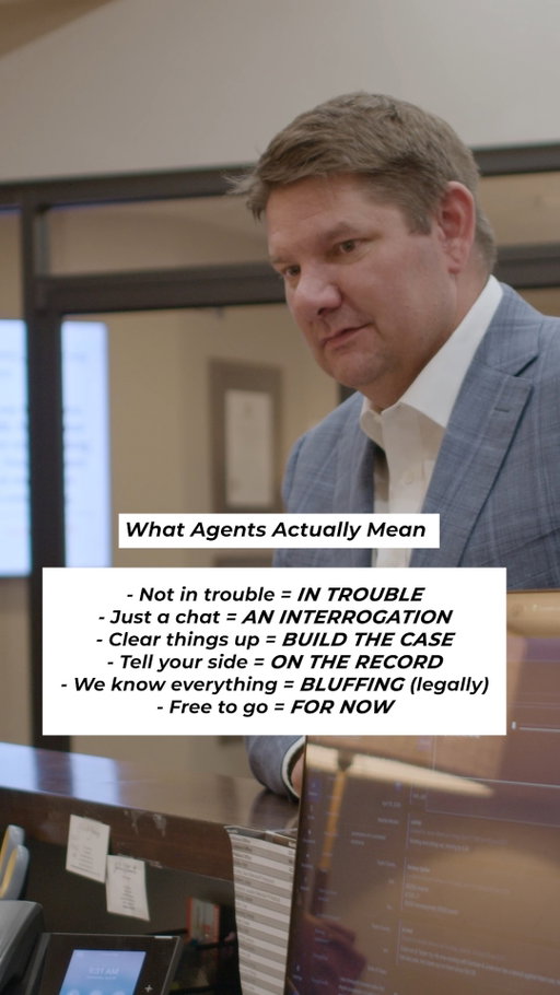 Sometimes the most important part of a federal investigation is understanding what happens before you ever see a courtroom.

The words agents use matter. Knowing how to read the situation can help you avoid making decisions that hurt your case later.

Stay informed. Stay prepared.

#FederalLaw #FBIInvestigation #WhiteCollarDefense #CriminalDefense #LegalTips #KeithAndLorfing #FederalCharges #TexasAttorney