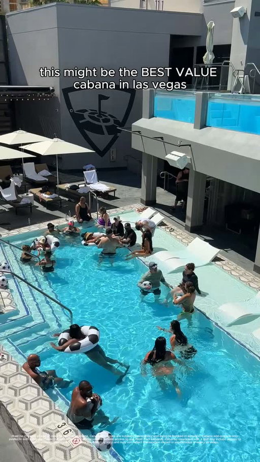 cabana day? say less ☀️

grab your crew, soak up the sun, and upgrade with golf, food, and drinks for the full topgolf experience ⛳🍹

link in bio for details

#summerinvegas #vegaspool #poolcabana #topgolf

*Must be 21 years of age or older to reserve a cabana. Cabana packages are subject to availability and must be booked in advance. Cabana add-ons are only available with a pre-purchased cabana reservation. Reservations include access to our West Pool Cabanas. Cabanas upgraded with a golf bay include access to our Premium Cabanas. Actual cabana location may vary and may not reflect the location shown in promotional imagery or video.