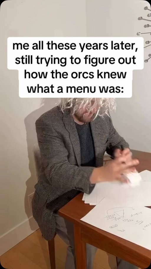 What typa diners they workin with in Mordor
