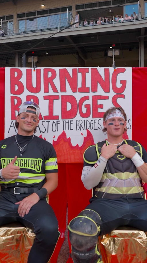 Burning Bridges: A Roast of the Bridges Brothers 

#firefighters #bananaball #roast #reels #baseballboys