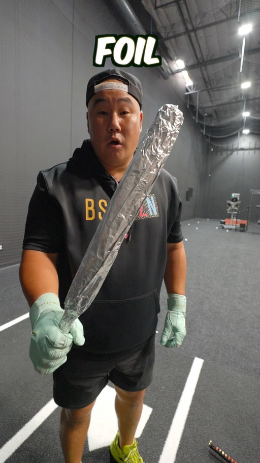 Aluminum Foil vs Baseball. BL101 upto 40% Back to school sale is live now! #baseball #challenge #fypシ゚