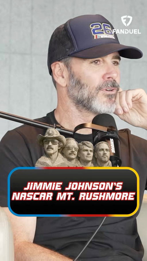 Jimmie Johnson shares his NASCAR Mount Rushmore