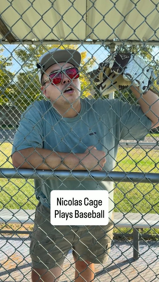Nicolas Cage Plays Baseball #comedy #clues 

• @victussports
