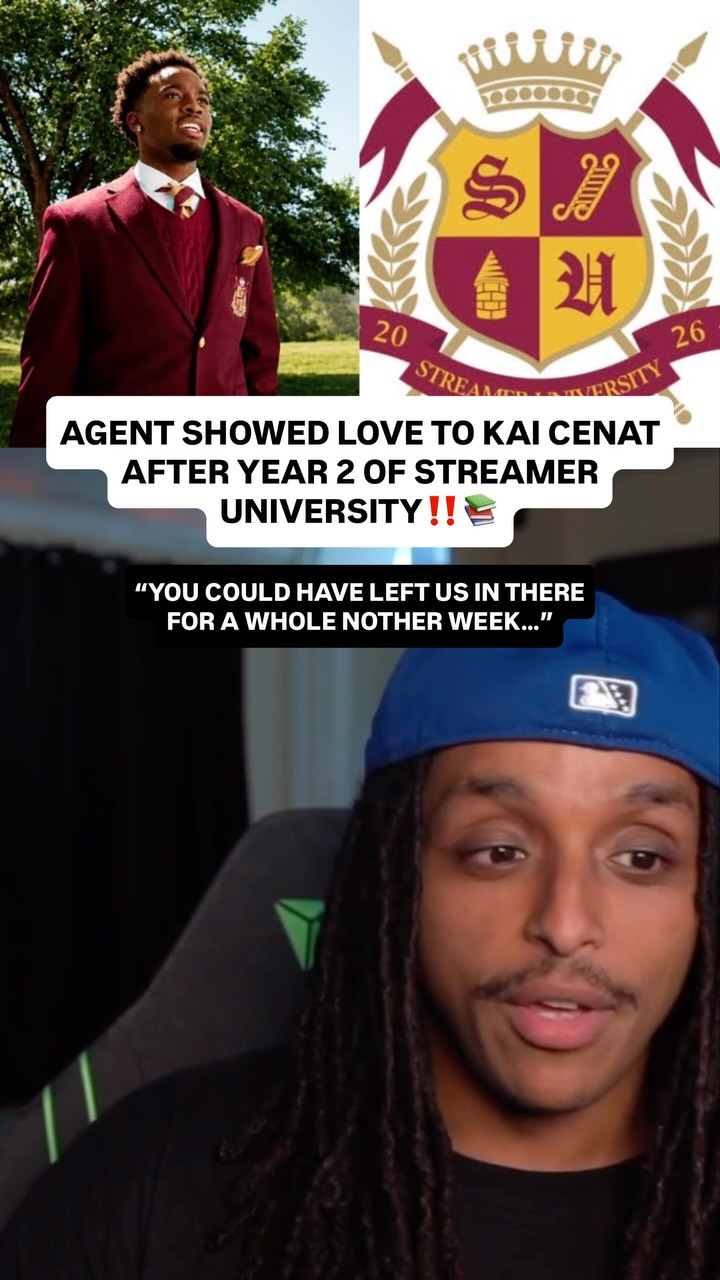 Agent showed love to Kai Cenat after he pulled off another year of Streamer University‼️🔥