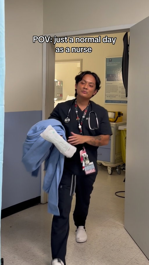 It’s a matter of 10 seconds. Anyways #nursejohnn #nurse #nursing #healthcareworker #comedy