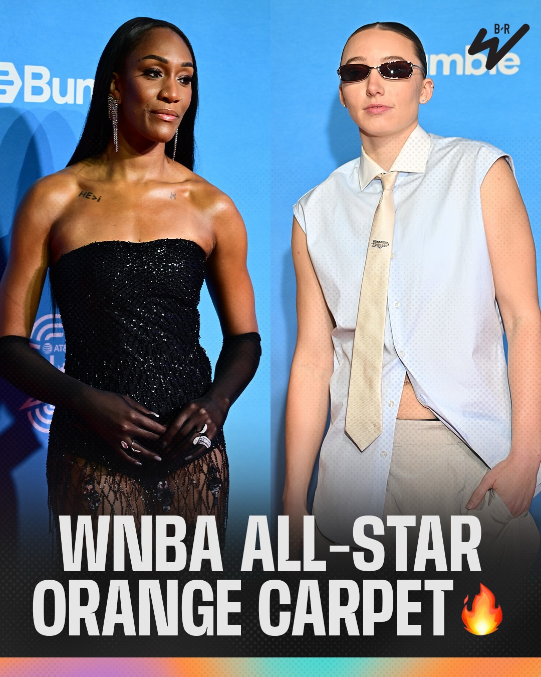 WNBA players pulled up to the Orange Carpet in style 🔥