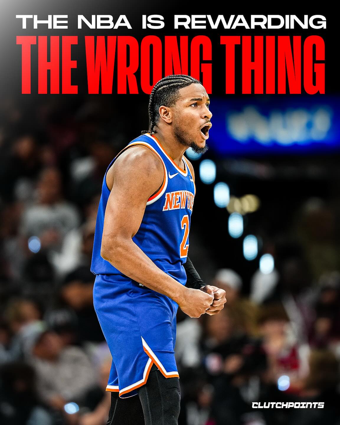 Miles McBride believes one of the biggest problems in today's NBA isn't talent.

It's what the league rewards.

After helping the Knicks win the 2026 NBA championship, McBride reflected on why so many talented teams fail to reach their full potential.

According to him, too many players struggle to embrace smaller roles because they've spent their entire lives being "the guy."

From high school to college, they've always been the leading scorer, the star, the focal point.

Then they reach the NBA...

And suddenly winning requires sacrifice.

McBride pointed to Karl-Anthony Towns as an example of someone who understood that.

Despite being a former No. 1 overall pick and franchise player, KAT accepted a different role alongside New York's other stars, and the result was a championship.

McBride believes that's the mentality more players need.

Instead, he argues the NBA often rewards individual production over winning basketball.

"It's the NBA's fault. We reward guys that lose and pay guys that lose."

For McBride, players who embrace their role, defend, sacrifice touches and contribute to winning don't receive nearly the same recognition as players who post huge individual numbers on losing teams.

His message wasn't about criticizing stars.

It was about changing what the league values.

Because in his eyes, championships are built by players willing to sacrifice, not just players chasing stats.