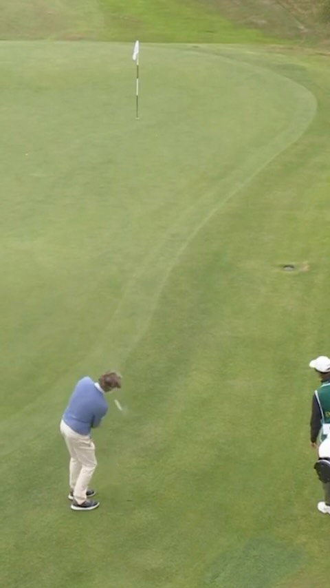 What happened?! 😲

A rare double hit from Bernhard Langer during the 2022 Senior Open.

#SeniorOpen | #TourArchive