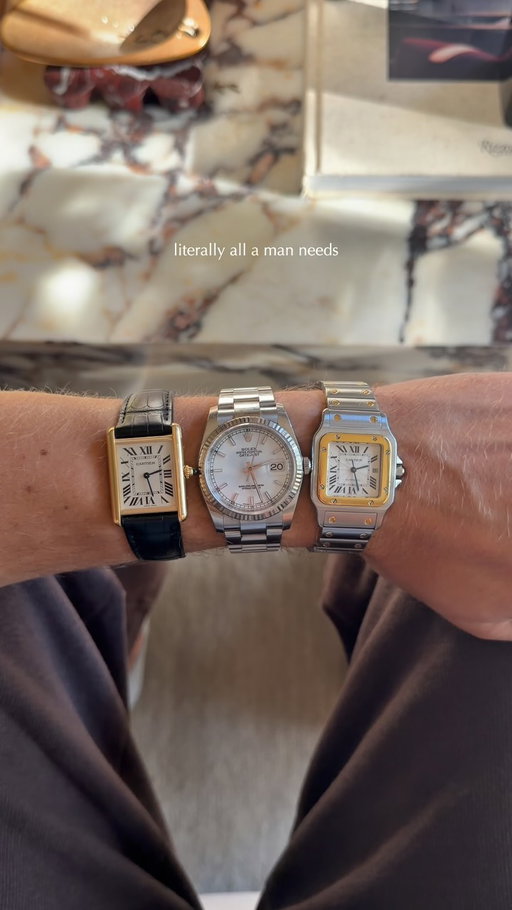 all a man needs for a solid watch collection ⏱️ (*until there’s budget for a royal oak)
-
-
-
#mensfashion #watchcollection #menslifestyle #cartierwatch #rolexdatejust